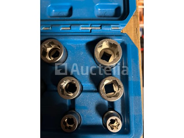 16 delige zware doppens set met telescopische ratel, uitdraai set voor bouten en moeren , kracht set dolle bout en moer verwijderaar en betonschaar 24 inch heavy duty - afbeelding 2 van  9