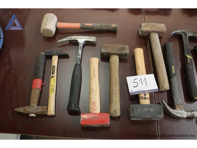 16 diverse hamers - afbeelding 2 van  3