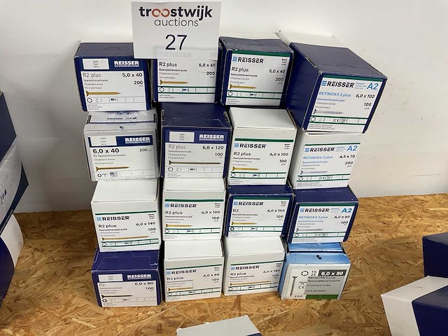 16 dozen hout schroeven - afbeelding 1 van  5