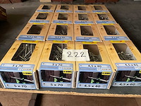 16 dozen inox houtschroeven - afbeelding 2 van  6