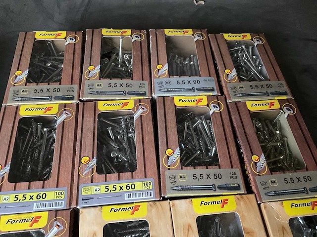 16 dozen inox schroeven deels hardhout schroeven - afbeelding 2 van  6