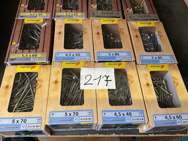 16 dozen inox schroeven deels hardhout schroeven - afbeelding 3 van  6