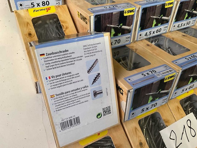 16 dozen inox schroeven deels hardhout schroeven - afbeelding 5 van  5