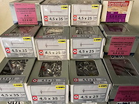 16 dozen inox schroeven deels hardhout schroeven - afbeelding 5 van  6
