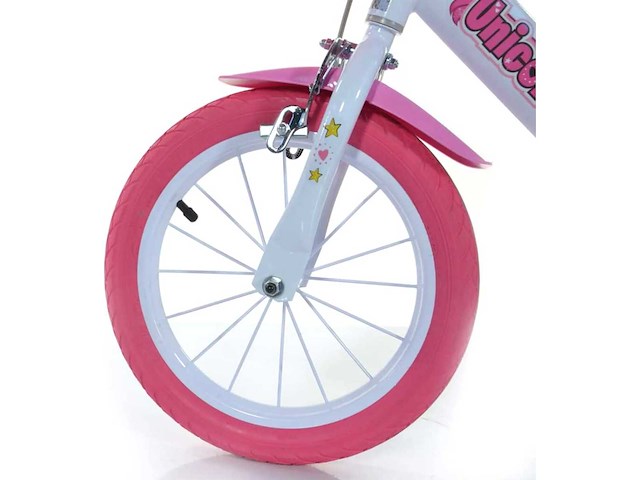 16 inch kinderfiets, meisjesfiets, dino bikes, unicorn - afbeelding 5 van  8