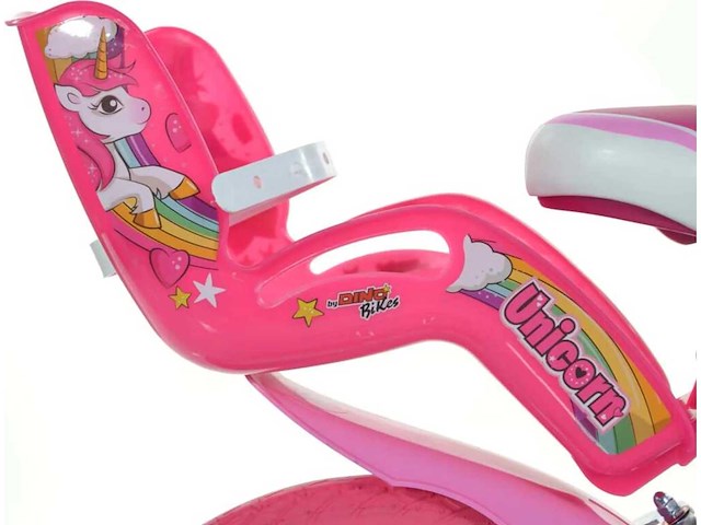 16 inch kinderfiets, meisjesfiets, dino bikes, unicorn - afbeelding 6 van  8