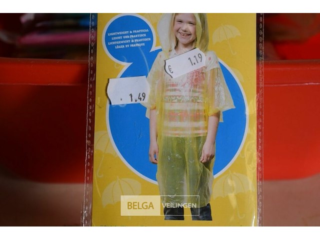 ±16 kinderponcho's div. kleuren - afbeelding 2 van  3