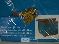 ±16 knutsel opbergdozen 22x22x22 cm - afbeelding 3 van  3