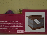 ±16 knutsel opbergdozen 22x22x22 cm - afbeelding 2 van  3