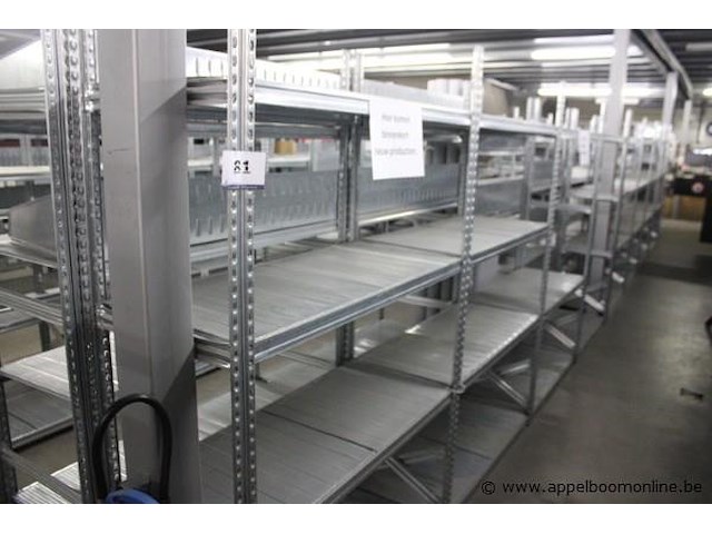16 meter magazijnrek - afbeelding 1 van  3