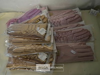 ±16 paar roze en gouden handschoenen - afbeelding 1 van  3