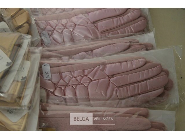 ±16 paar roze en gouden handschoenen - afbeelding 3 van  3