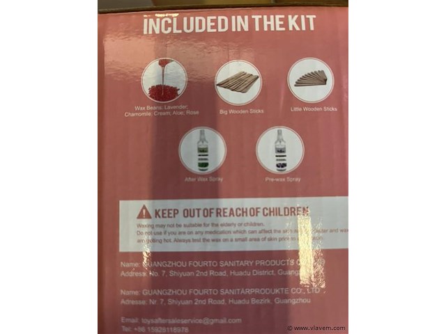 16 verpakkingen wax kit ontharings sets - afbeelding 4 van  5