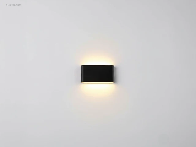 (16 x) 16 x 12w led wandlamp duo licht zwart warm... - afbeelding 7 van  11