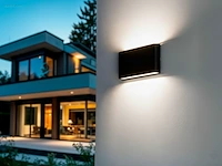 (16 x) 16 x 12w led wandlamp duo licht zwart warm... - afbeelding 11 van  11