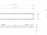 (16 x) 16 x 60cm pro dubbele led tl t8 armaturen... - afbeelding 5 van  5
