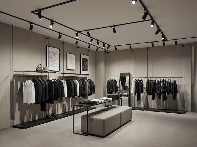 16 x 18w 4000k led pro railspot cilinder zand zwart draaibaar - afbeelding 1 van  8