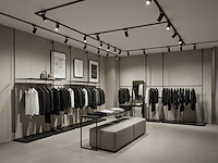 16 x 18w 4000k led pro railspot cilinder zand zwart draaibaar - afbeelding 1 van  8