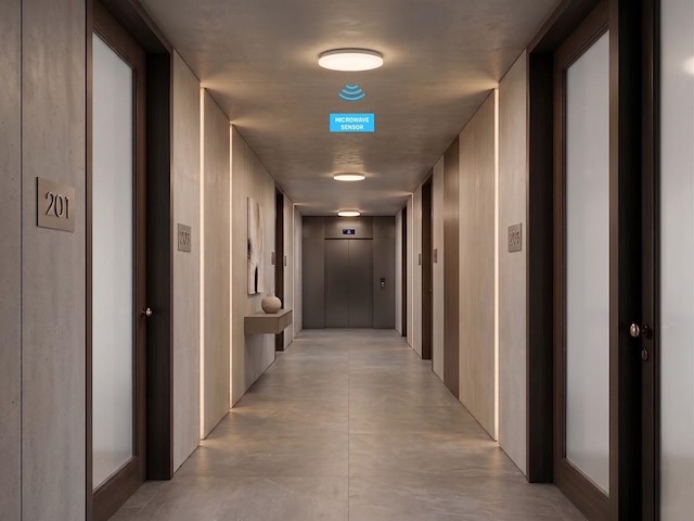 16 x 24w cct 3 kleur opbouw led panelen spatwaterdicht met sensor - afbeelding 3 van  6