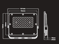 16 x 30w 3000k led breedstralers met lens waterdicht - afbeelding 4 van  6