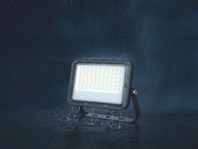 16 x 50w 5000k led breedstralers met lens waterdicht - afbeelding 1 van  7