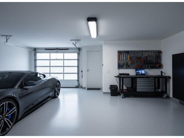 16 x 60cm pro dubbele led tl t8 armaturen waterdicht donkergrijs met reflector - afbeelding 4 van  9