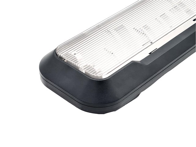 16 x 60cm pro dubbele led tl t8 armaturen waterdicht donkergrijs met reflector - afbeelding 7 van  9