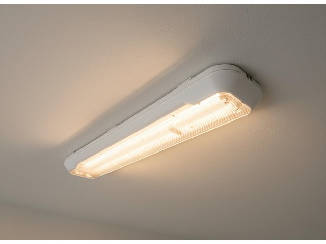 16 x 60cm pro dubbele led tl t8 armaturen waterdicht wit met reflector - afbeelding 2 van  8