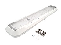 16 x 60cm pro dubbele led tl t8 armaturen waterdicht wit met reflector - afbeelding 8 van  8