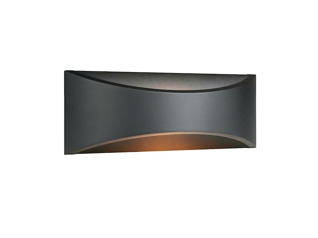 16 x 7.5w led wandlamp design zand zwart warm wit - afbeelding 7 van  9