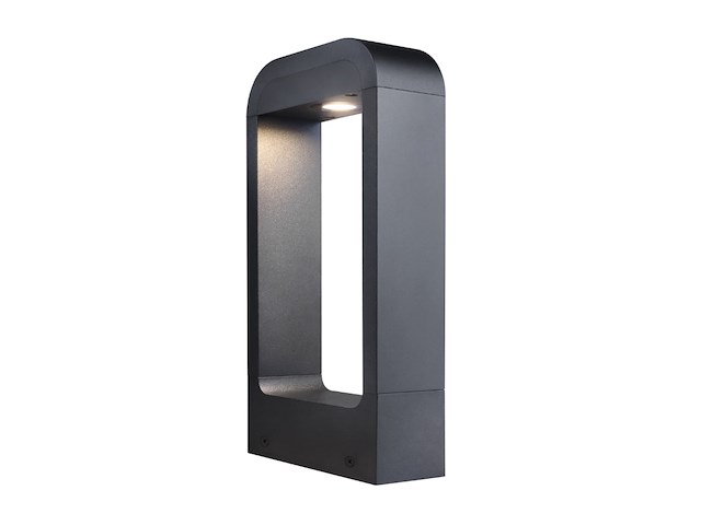 16 x 7w led zand zwart tuinlamp 30cm warm wit - afbeelding 6 van  8