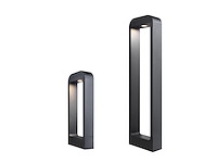 16 x 7w led zand zwart tuinlamp 30cm warm wit - afbeelding 5 van  8