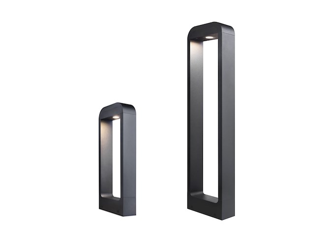 16 x 7w led zand zwart tuinlamp 60cm warm wit - afbeelding 5 van  8