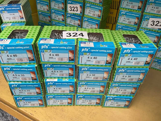 16 x dozen hardhout schroeven - afbeelding 1 van  6