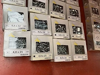 16 x dozen zelborende schroeven met afdekplaatje - afbeelding 2 van  8