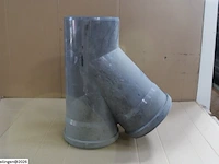 16 x funke pvc y-stuk 45° 200/200x4,9 - afbeelding 2 van  4