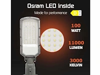 16 x g-tec dak pro 100 straatlantaarn led lampen 3000k - afbeelding 6 van  11