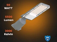 16 x g-tec dak pro 50 straatlantaarn led lampen 3000k
