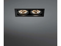 16 x gt ar111 inbouwspots zwart dubbel - afbeelding 1 van  8