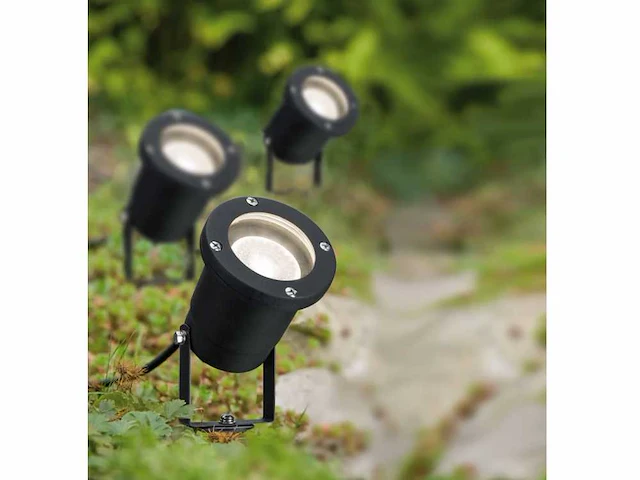 16 x gt dago focus tuin grond spots zwart - afbeelding 4 van  7