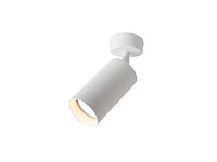 16 x gu10 opbouwspot armatuur cilinder zand wit draaibaar - afbeelding 3 van  7