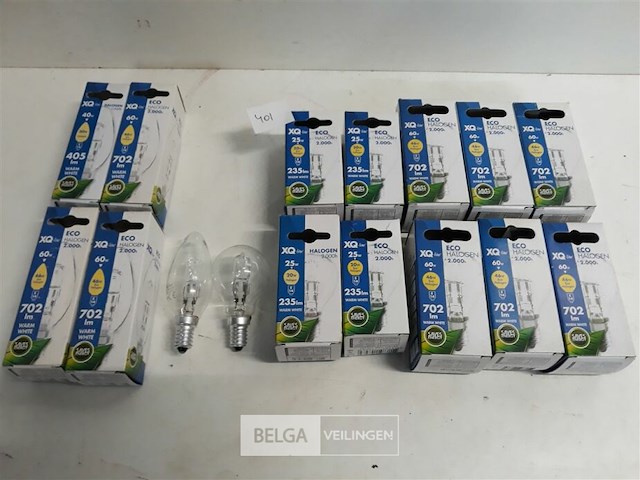 16 x halogeen eco lamp e14 mix - afbeelding 1 van  3