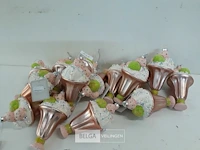 16 x hangdeco pvc ijsje 14 cm