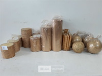 16 x kaarsen mix goud kleur - afbeelding 3 van  3