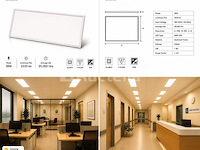 16 x led paneel 36w – 3000k warm wit - 1195x295mm – ip20 – zodiac-36 - afbeelding 5 van  5