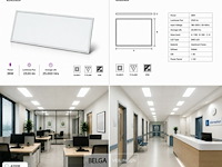 16 x led paneel 36w – 4200k neutraal wit - 1195x295mm – ip20 – zodiac-36 - afbeelding 6 van  6
