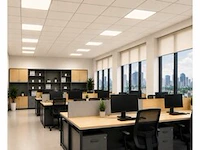 16 x led paneel 45w – 4200k neutraal wit - 595x595mm – ip20 – galaksi