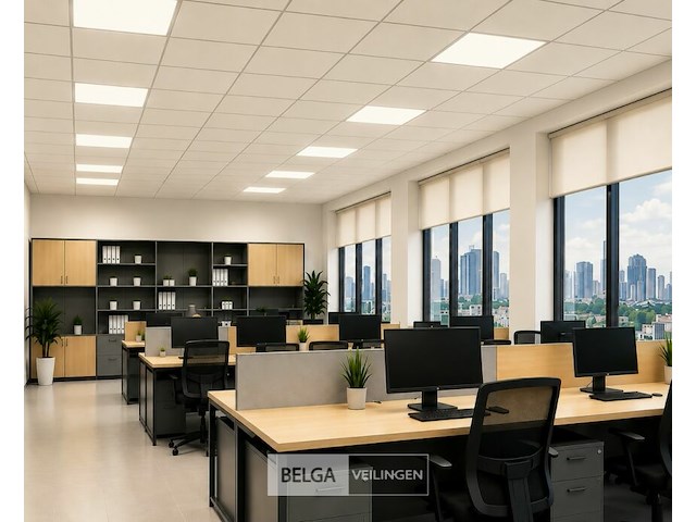16 x led paneel 45w – 4200k neutraal wit - 595x595mm – ip20 – galaksi - afbeelding 2 van  6