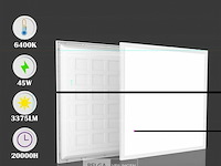 16 x led-paneel 45w – 60 × 60 cm – 6400k koud wit - afbeelding 4 van  5