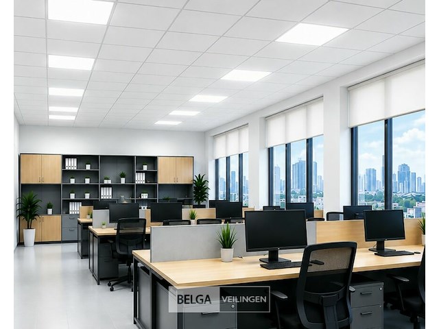16 x led paneel 45w – 6400k koud wit - 595x595mm – ip20 – galaksi - afbeelding 1 van  6